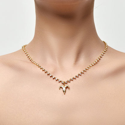 Aries Zodiac Necklace