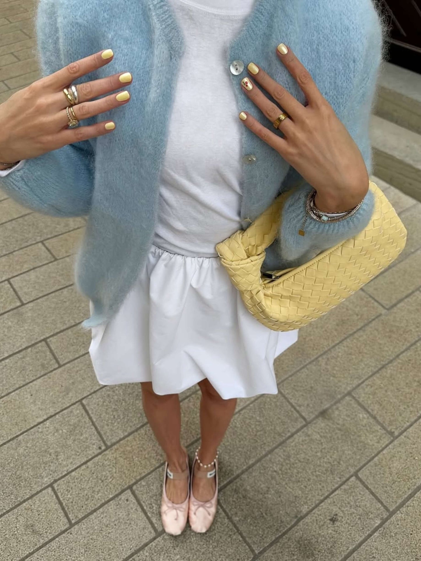 Siena | Borsa Piccola con Manico Intrecciato