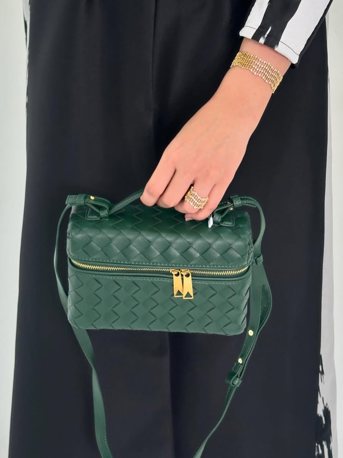 Giulietta | Borsa In Tessuto Strutturata Lucida