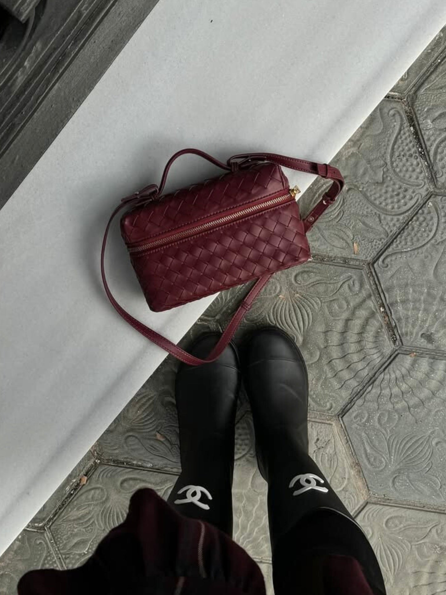 Giulietta | Borsa In Tessuto Strutturata Lucida