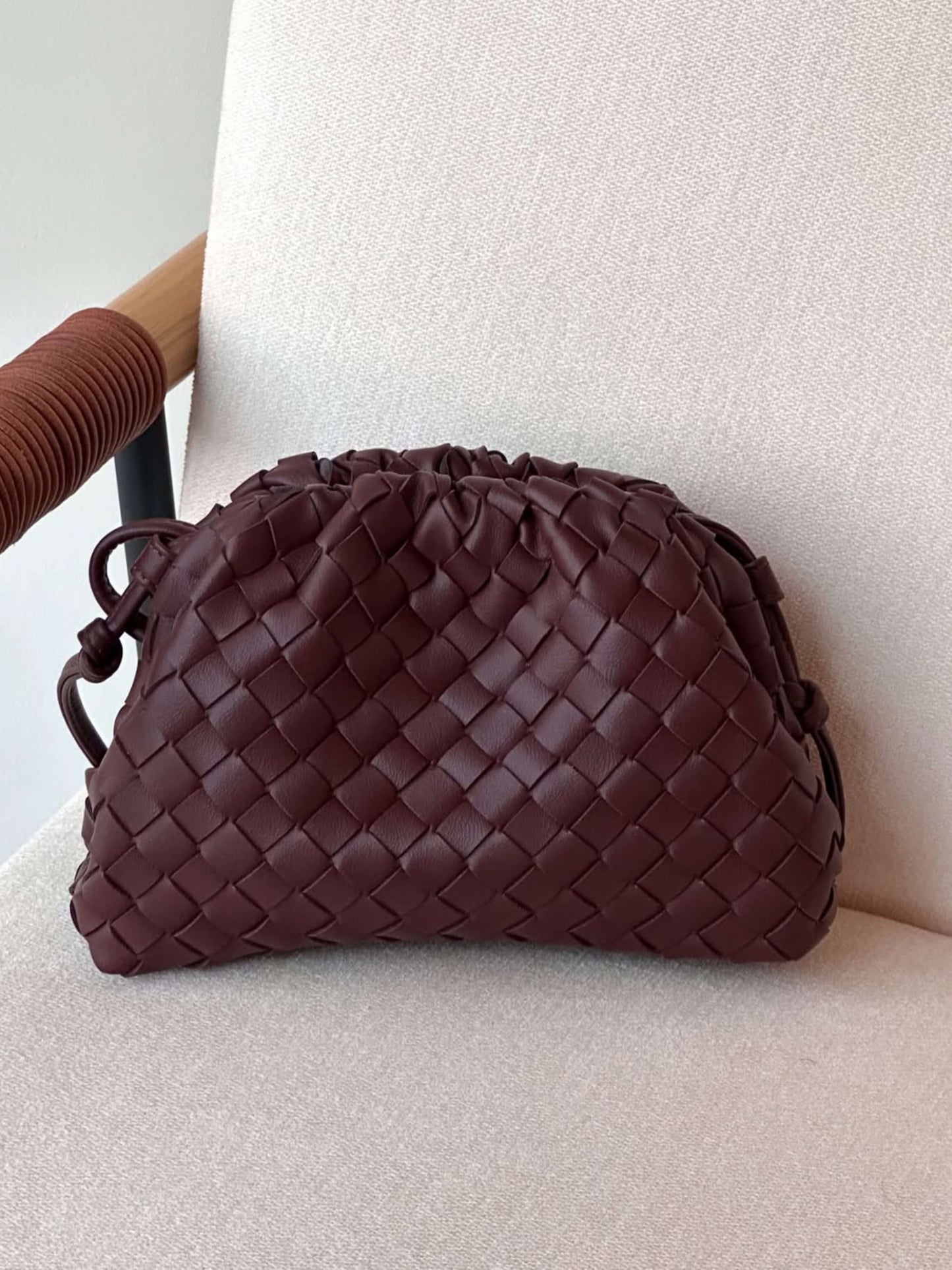 Elena | Borsa a tracolla intrecciata elegante