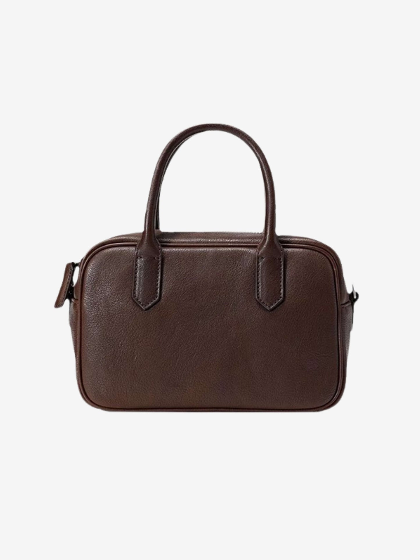 Elisa | Borsa Quadrata con Zip Lucida