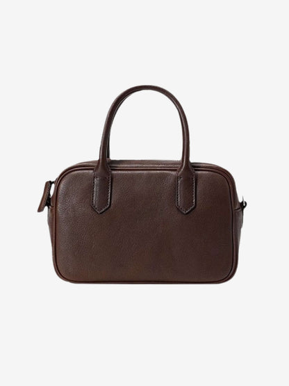 Elisa | Borsa Quadrata con Zip Lucida