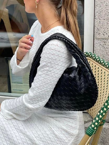 Eliseo | Borsa a Spalla Intrecciata Morbida per Tutti i Giorni