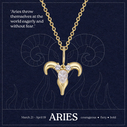 Aries Zodiac Necklace