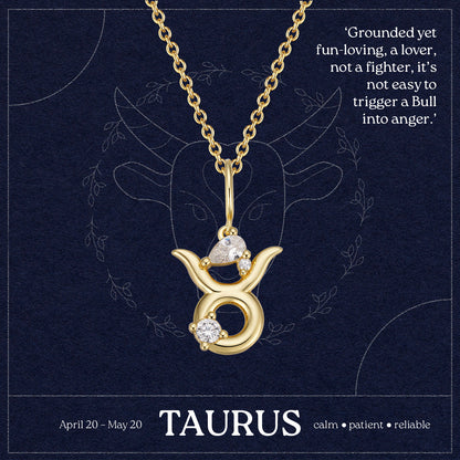 Taurus Zodiac Necklace