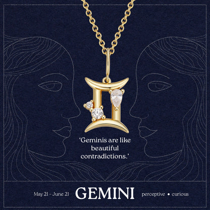 Gemini Zodiac Necklace