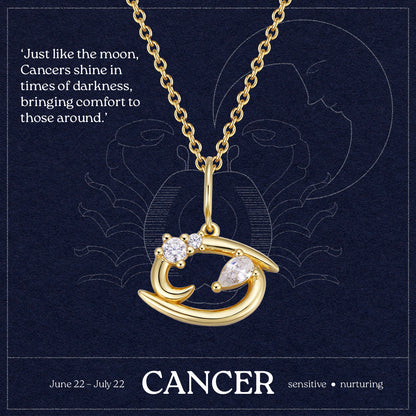 Cancer Zodiac Necklace