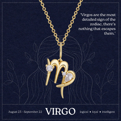 Virgo Zodiac Necklace