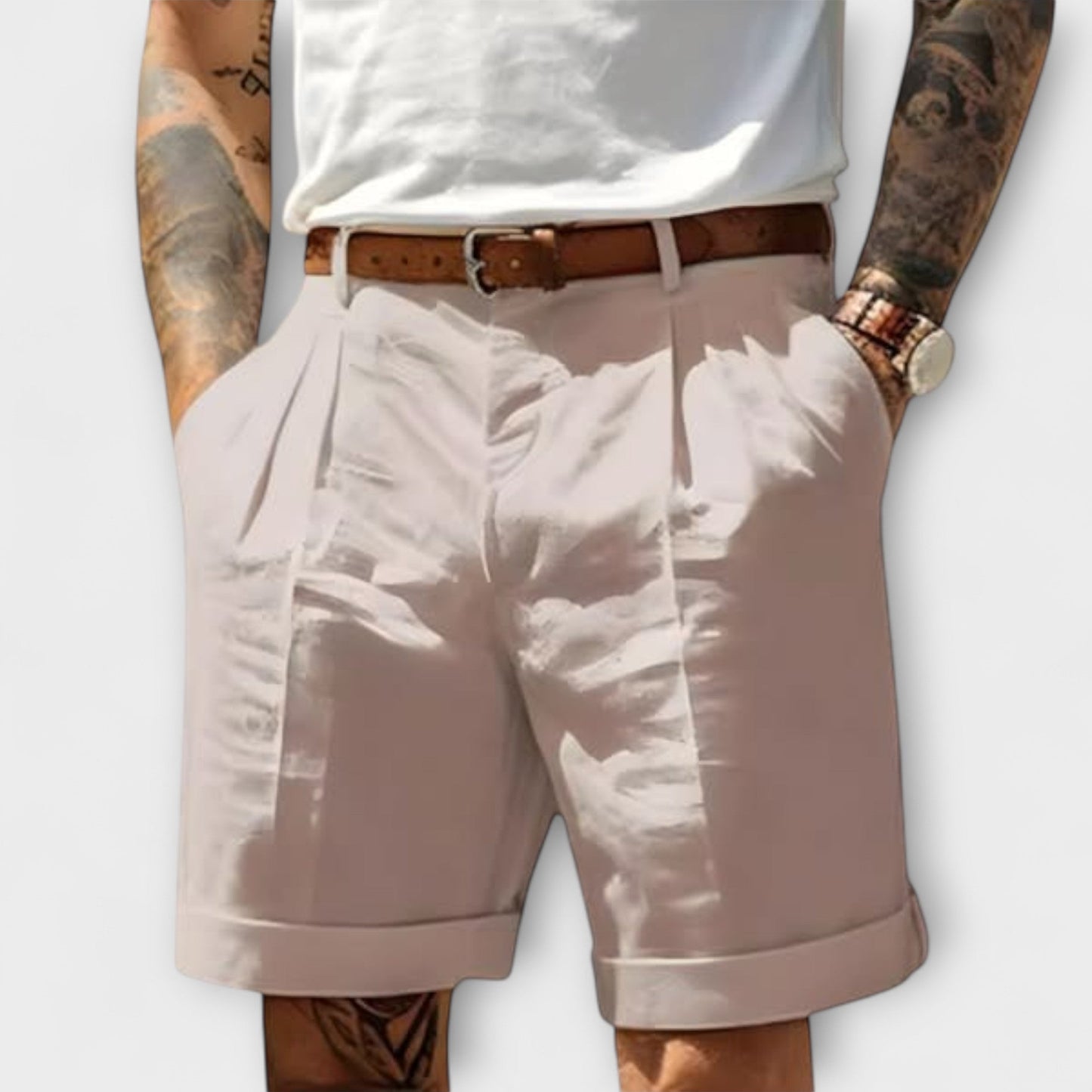 Shorts Bermuda in Cotone Elegante