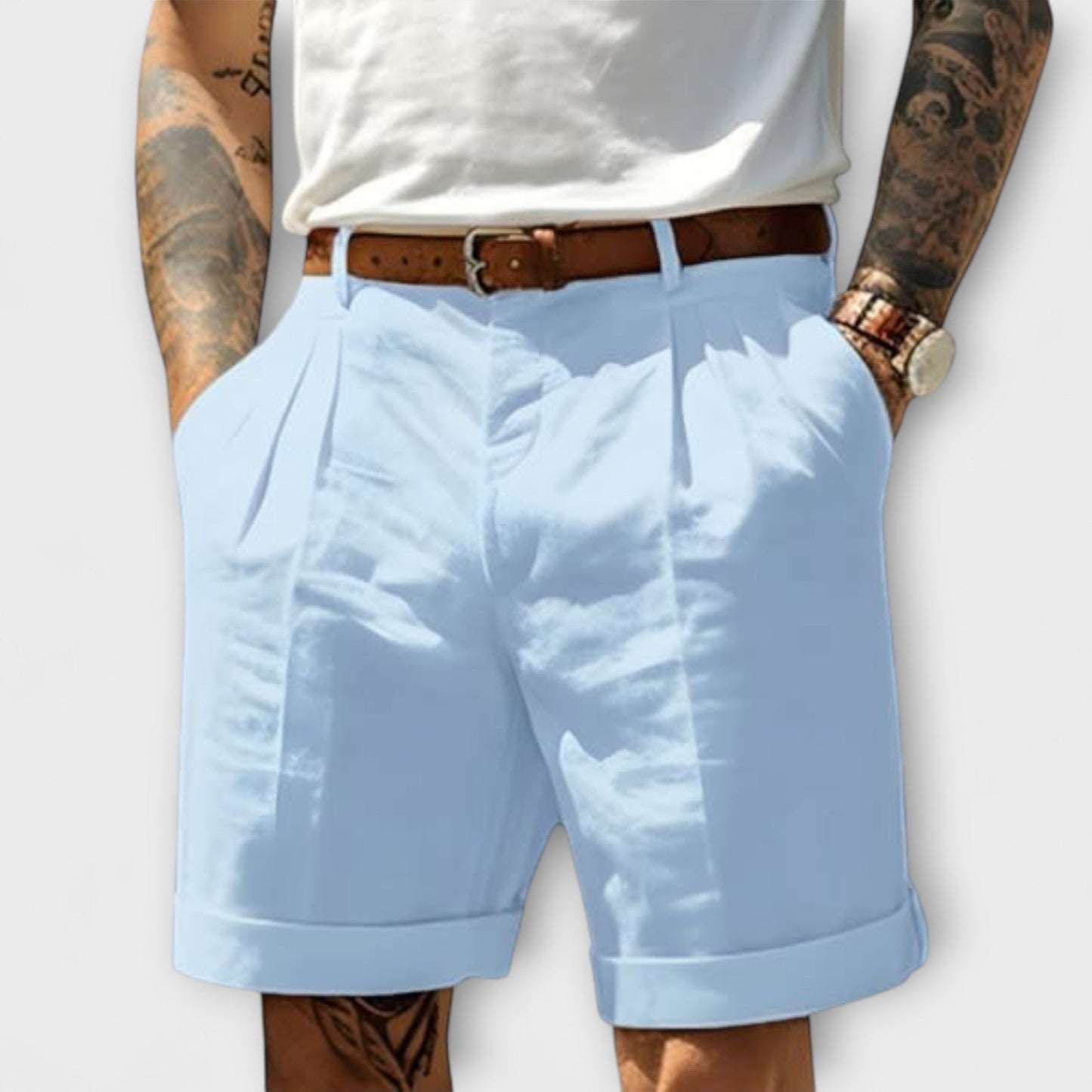 Shorts Bermuda in Cotone Elegante