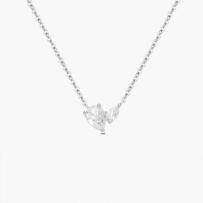 Double Pear Drop Necklace