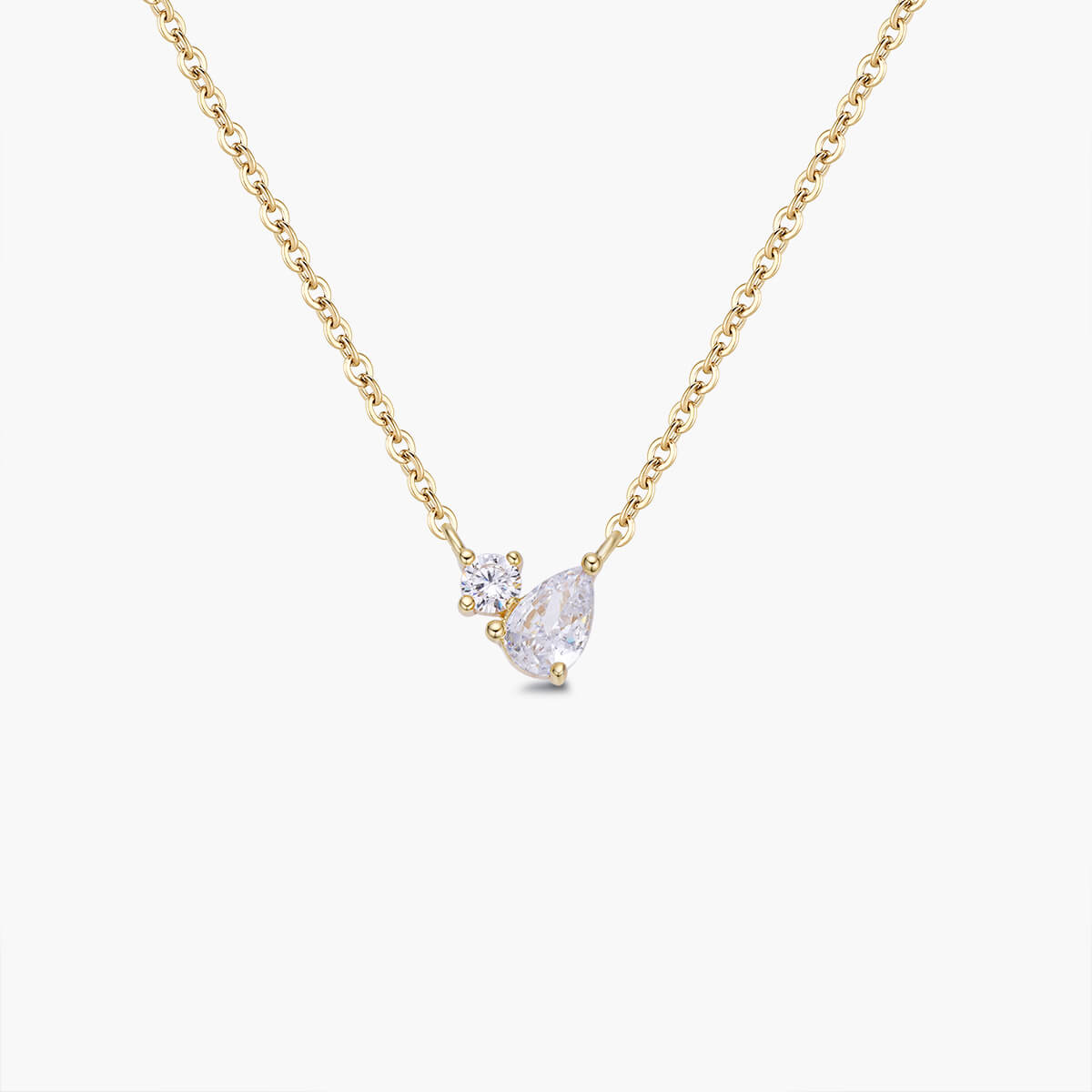 Pear Duo Necklace