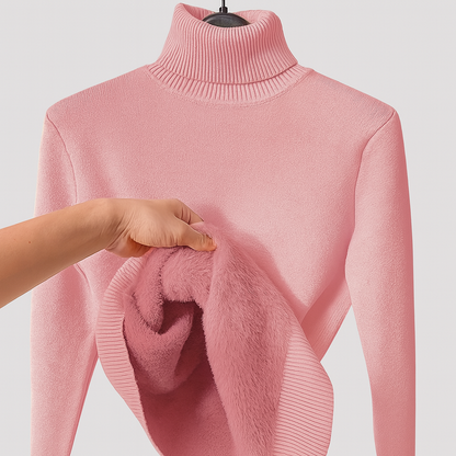 Zoe - Maglione con Collo Alto Morbido