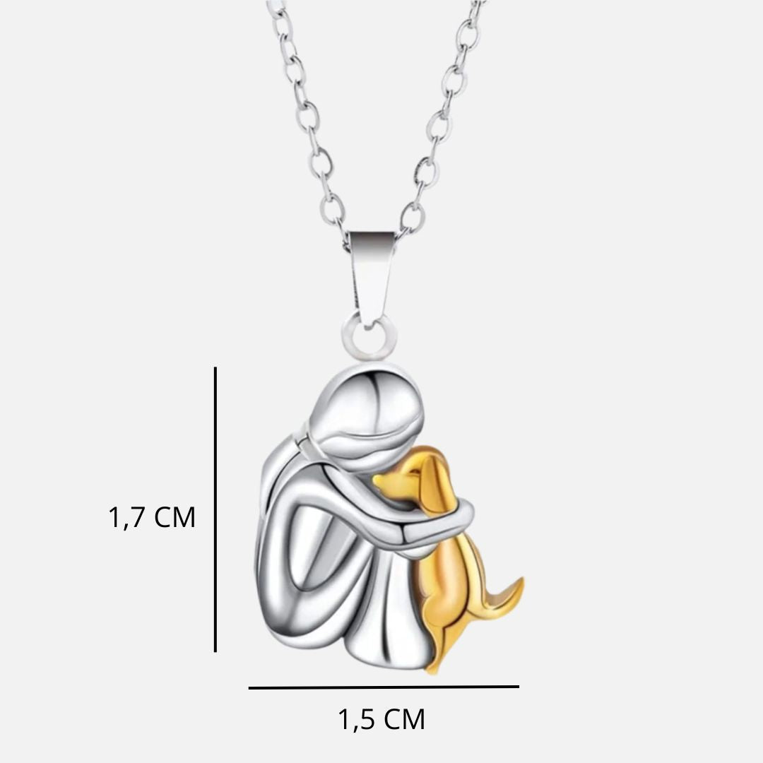 Elin - Collana con ciondolo a forma di cane 