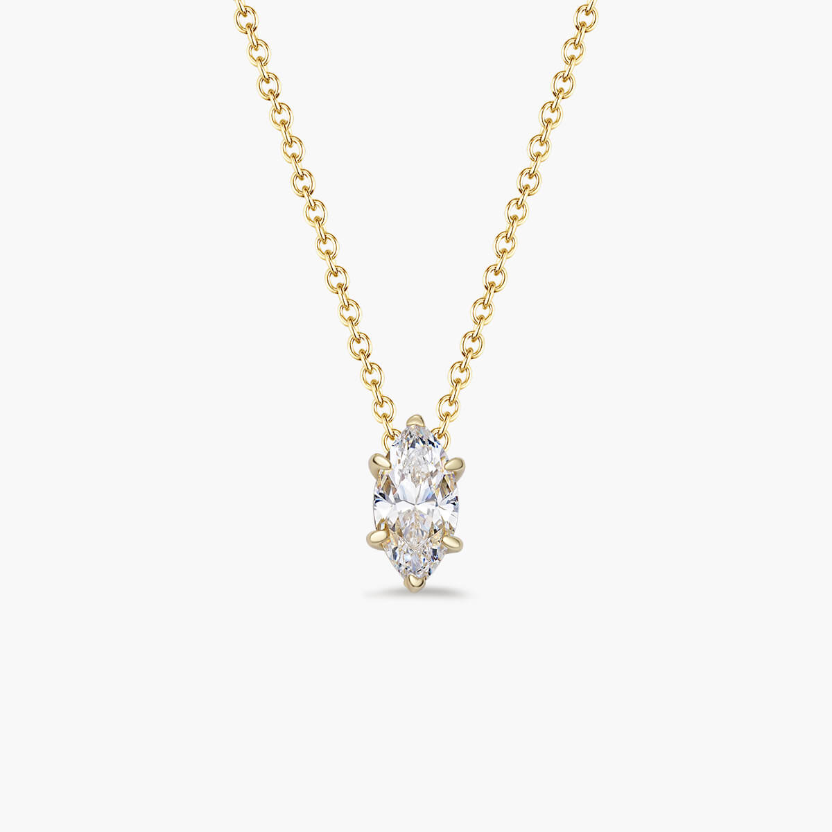 Marquise Solitaire Necklace