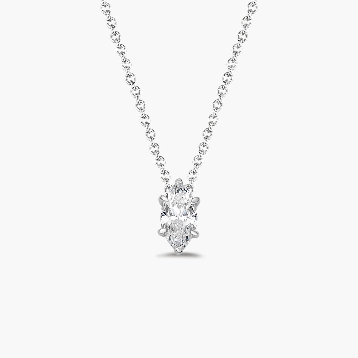 Marquise Solitaire Necklace