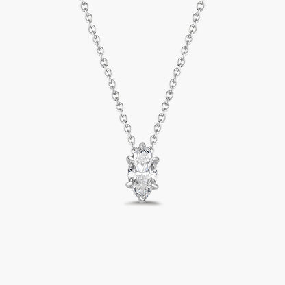 Marquise Solitaire Necklace