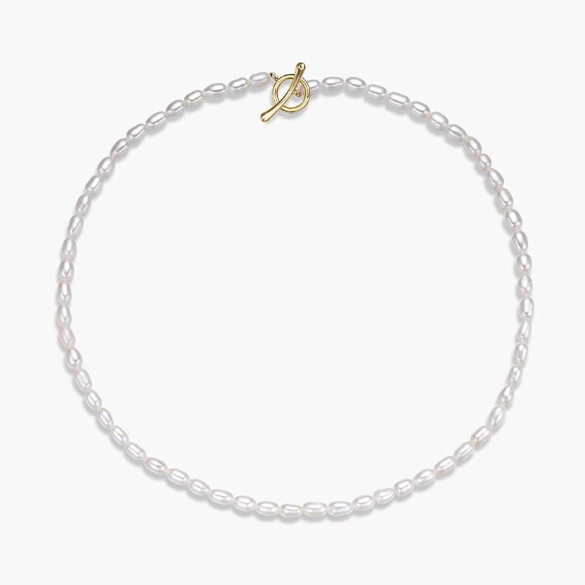 Oval Pearl Choker