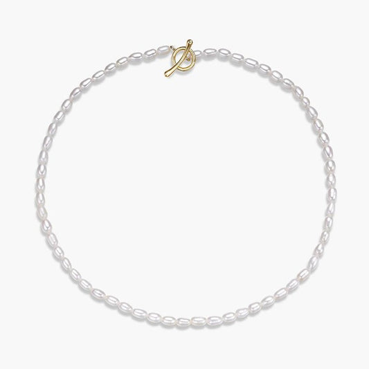 Oval Pearl Choker