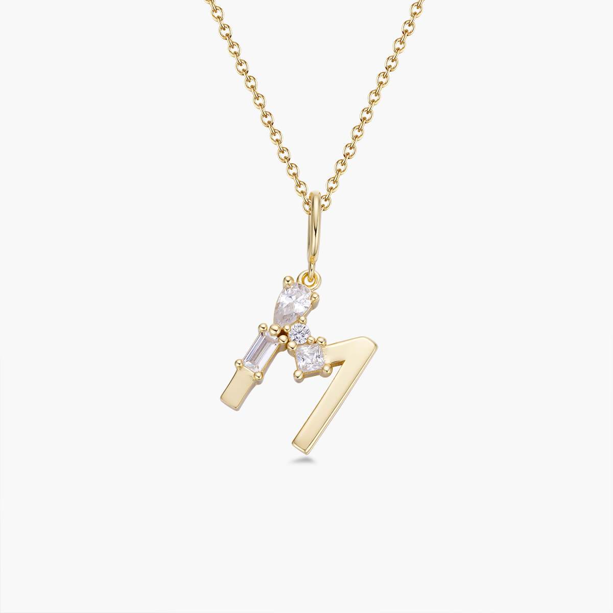Initial Necklace – Gold