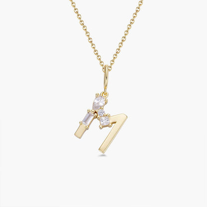 Initial Necklace – Gold