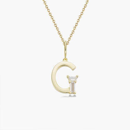 Initial Necklace – Gold