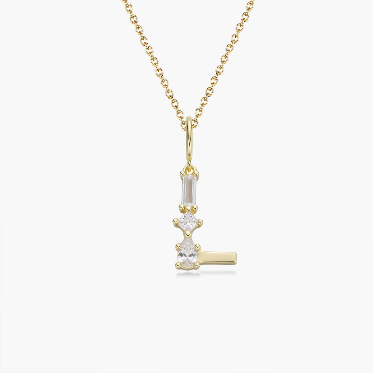 Initial Necklace – Gold