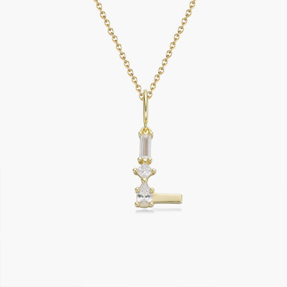 Initial Necklace – Gold