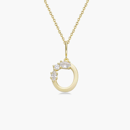 Initial Necklace – Gold