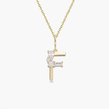 Initial Necklace – Gold