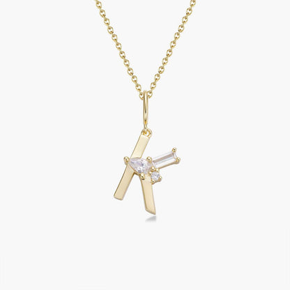 Initial Necklace – Gold