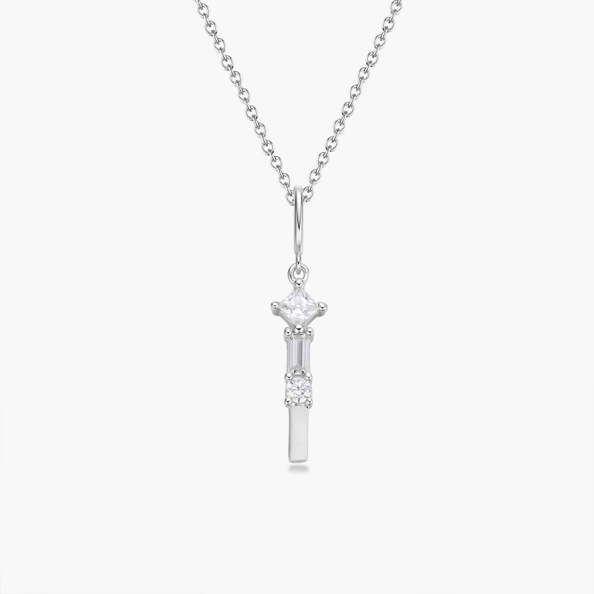 Initial Necklace – Silver
