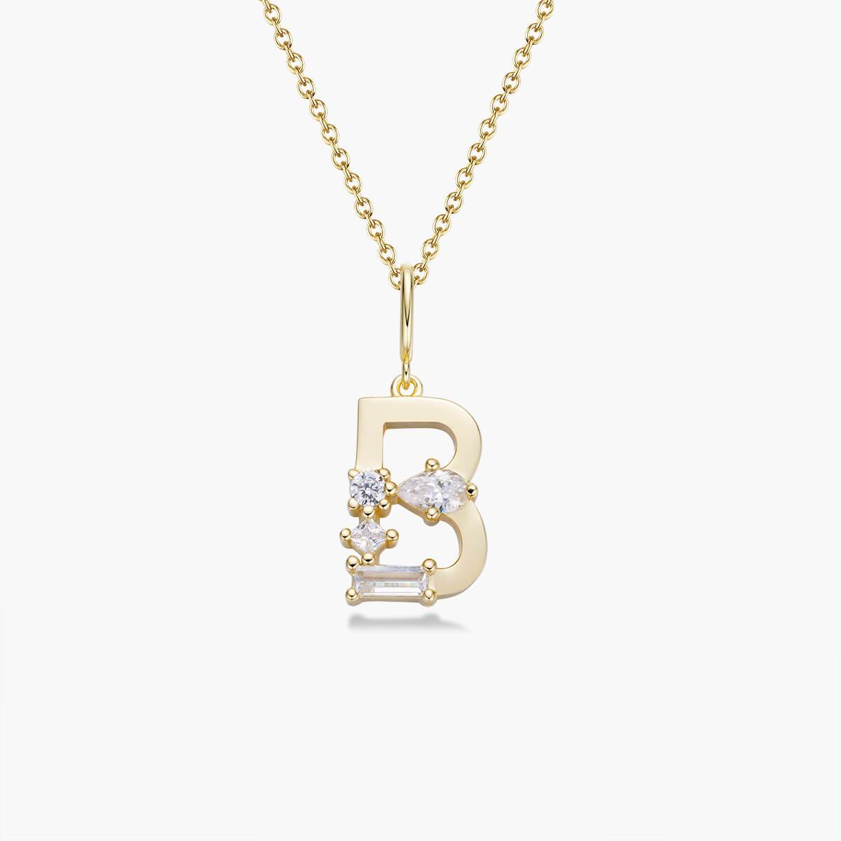 Initial Necklace – Gold