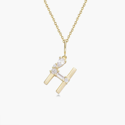 Initial Necklace – Gold