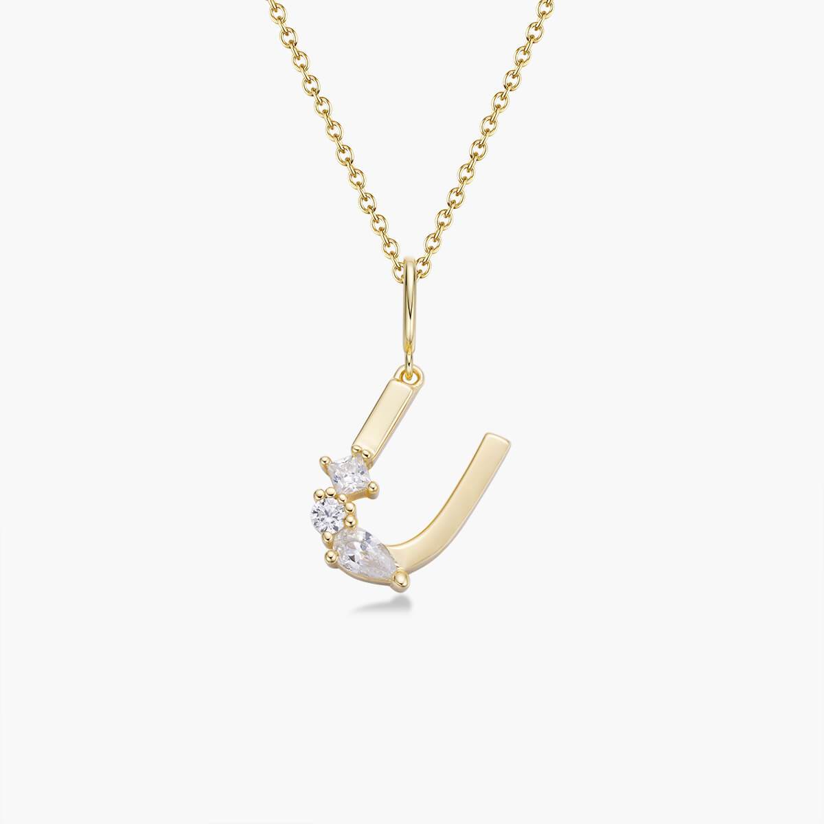 Initial Necklace – Gold