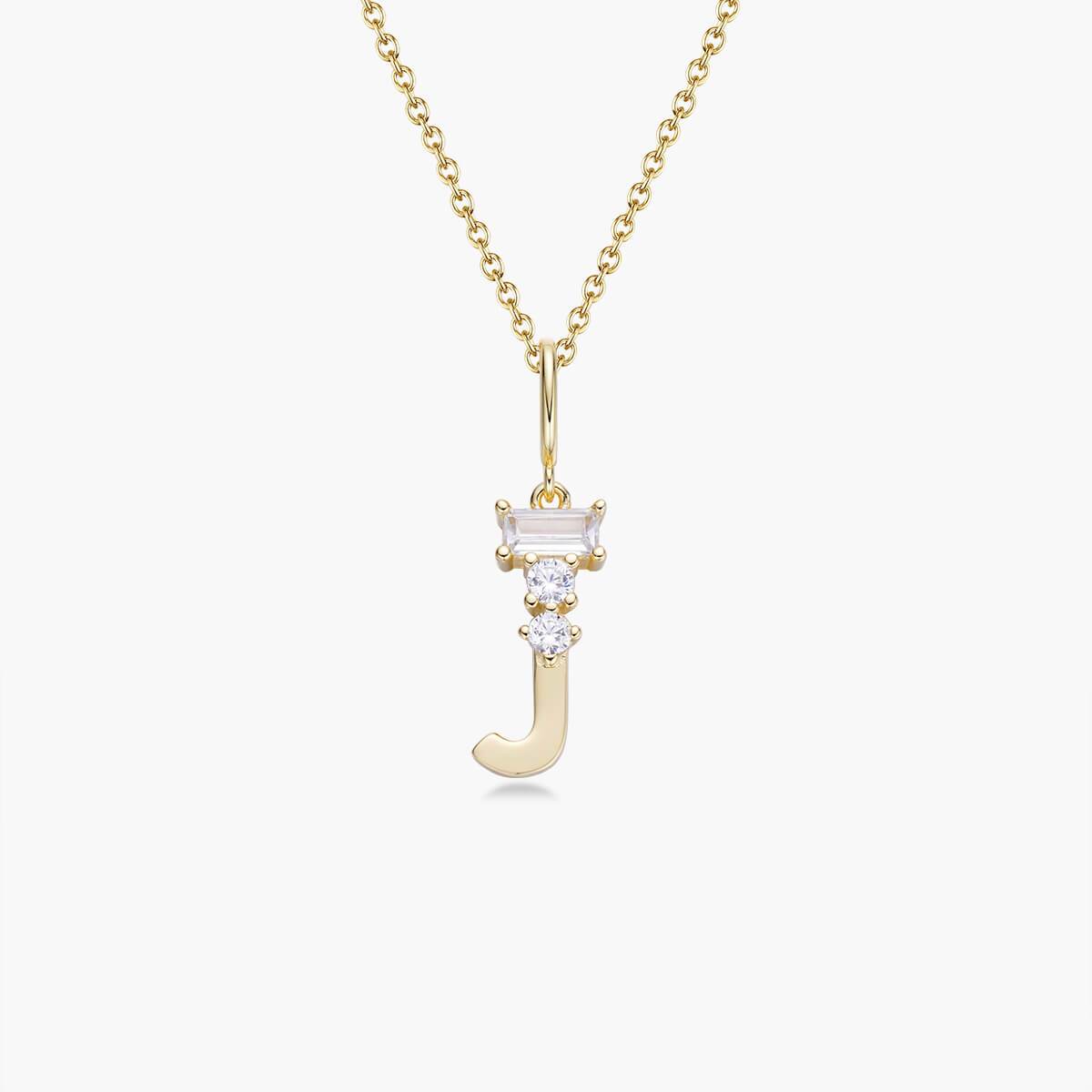Initial Necklace – Gold