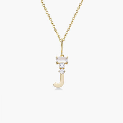 Initial Necklace – Gold