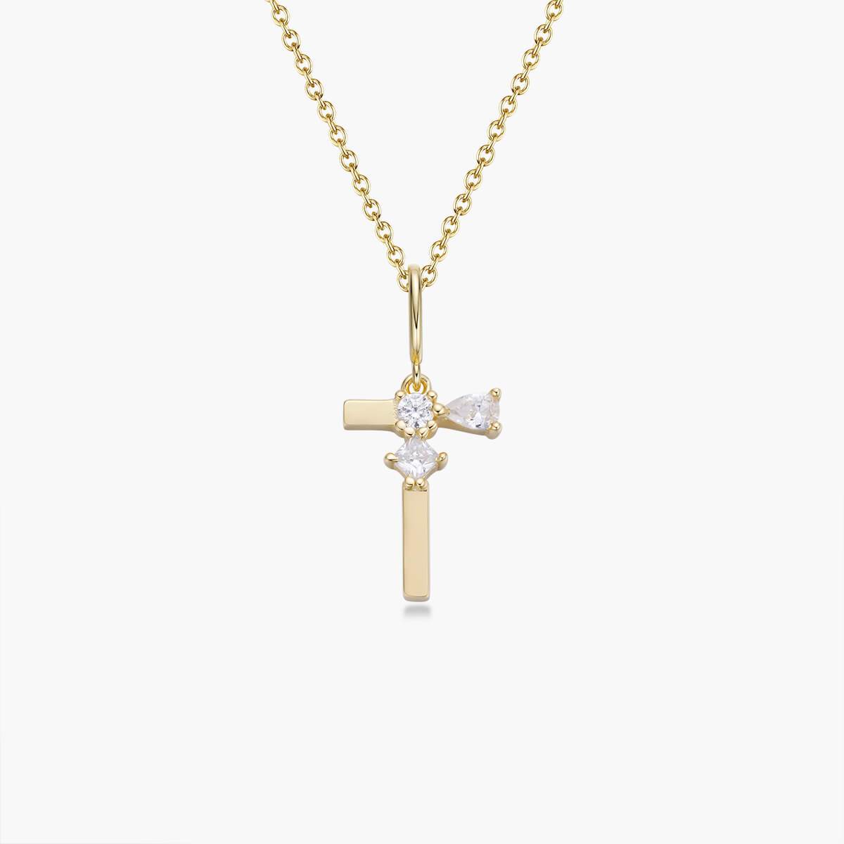 Initial Necklace – Gold