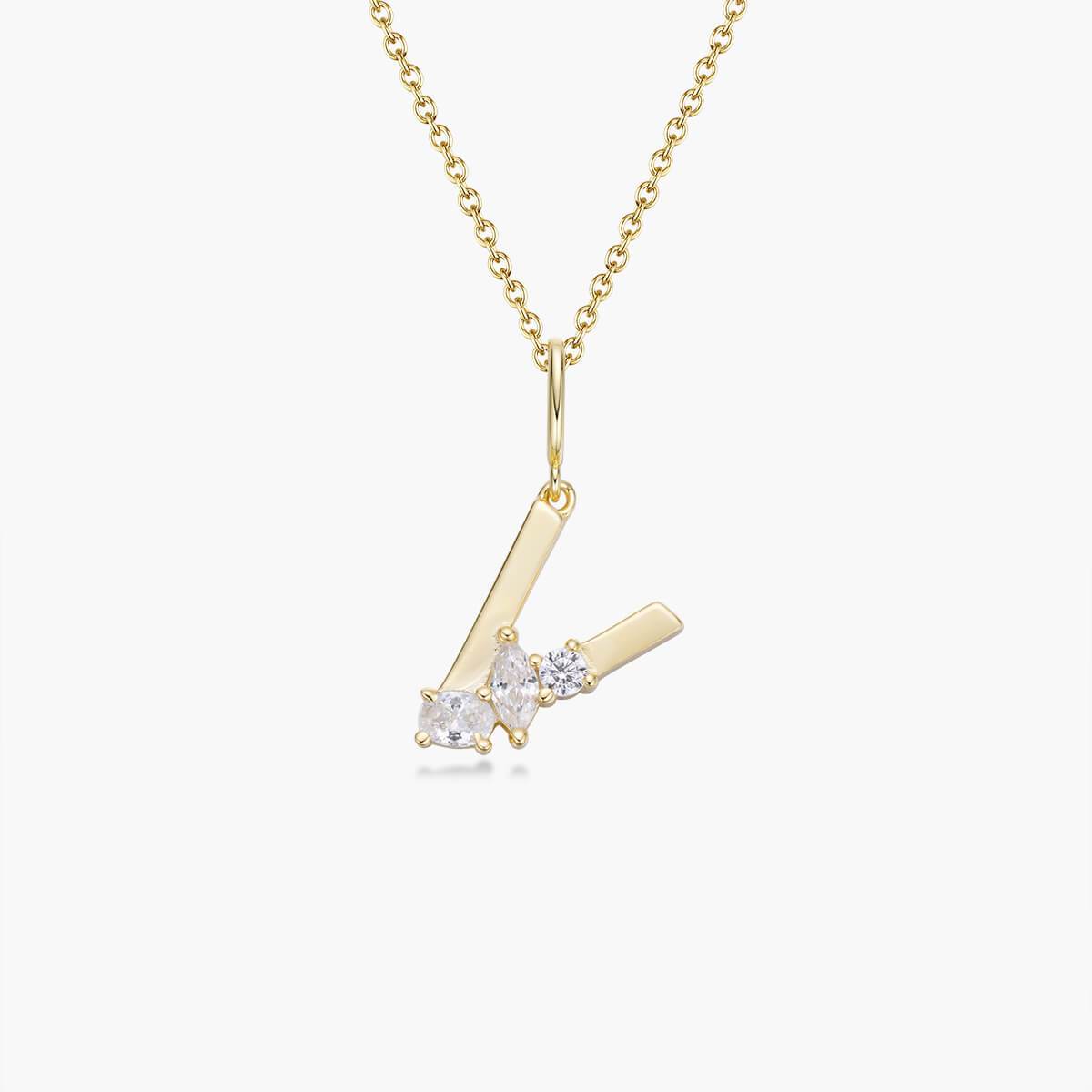 Initial Necklace – Gold