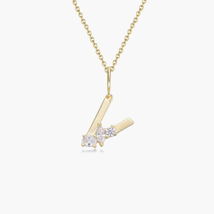 Initial Necklace – Gold