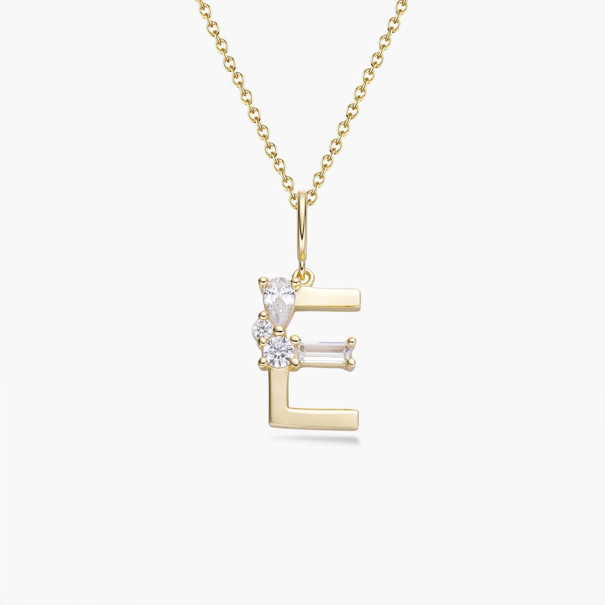 Initial Necklace – Gold
