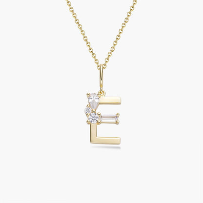 Initial Necklace – Gold