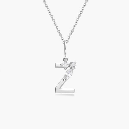 Initial Necklace – Silver