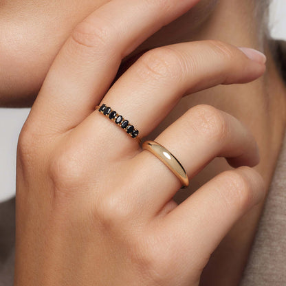 Velerianne | Anello Solido in Oro 14k