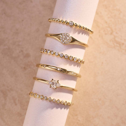 Isavianne | Anello di diamante in oro 18 carati