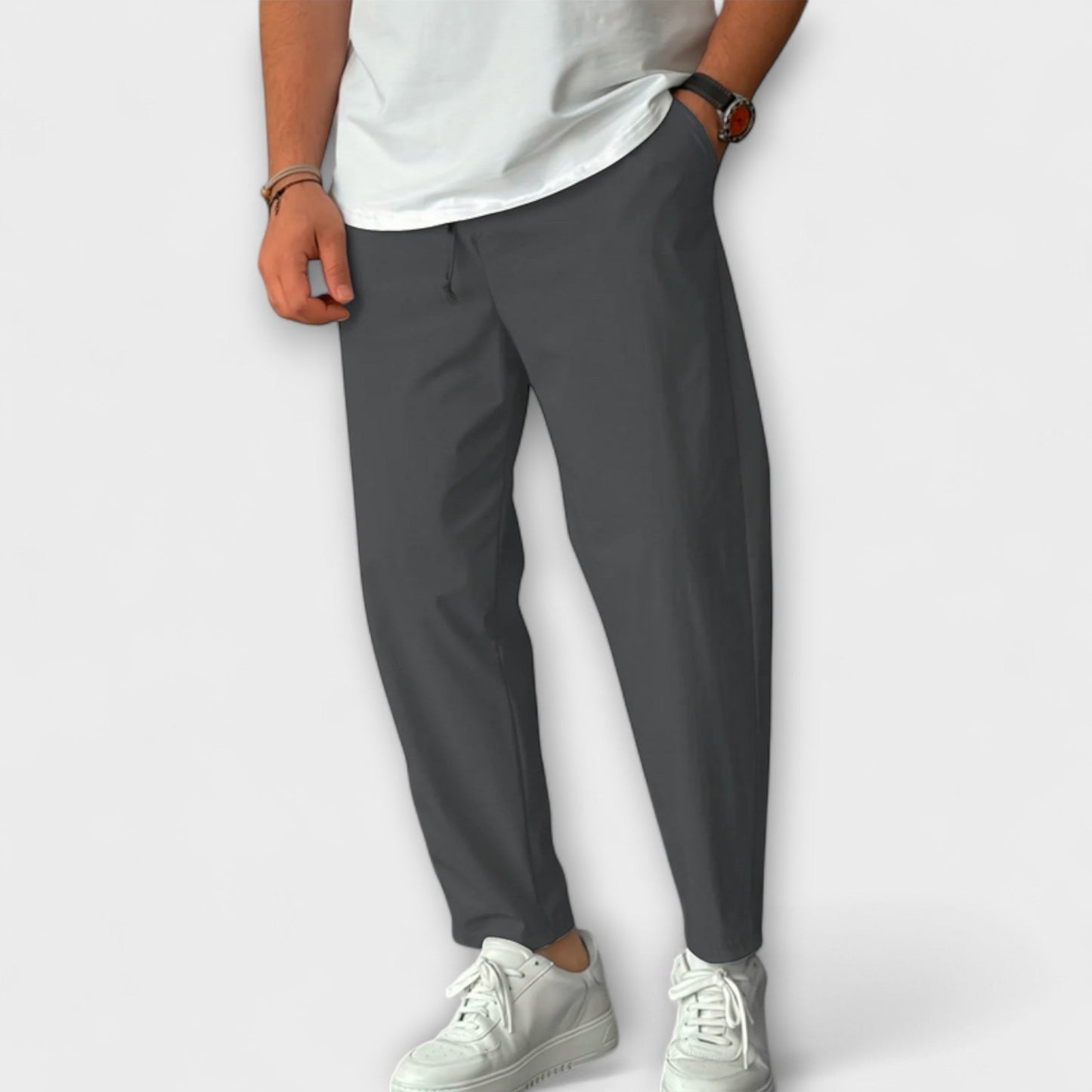 Pantaloni Leggeri a Vita Alta