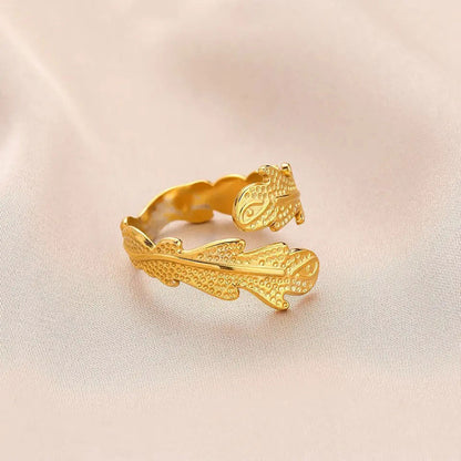Janirelle | Anello in Corallo Oro 18K