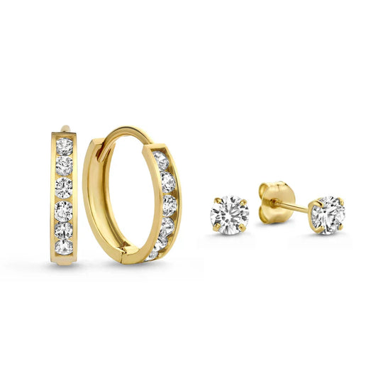 Sirenellee | Set di Orecchini in Oro 14k