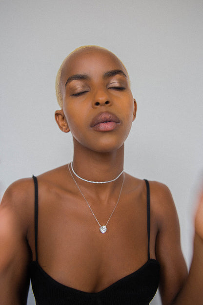 Crystal Line Choker (2 mm)